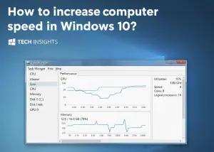 How to increase computer speed in Windows 10